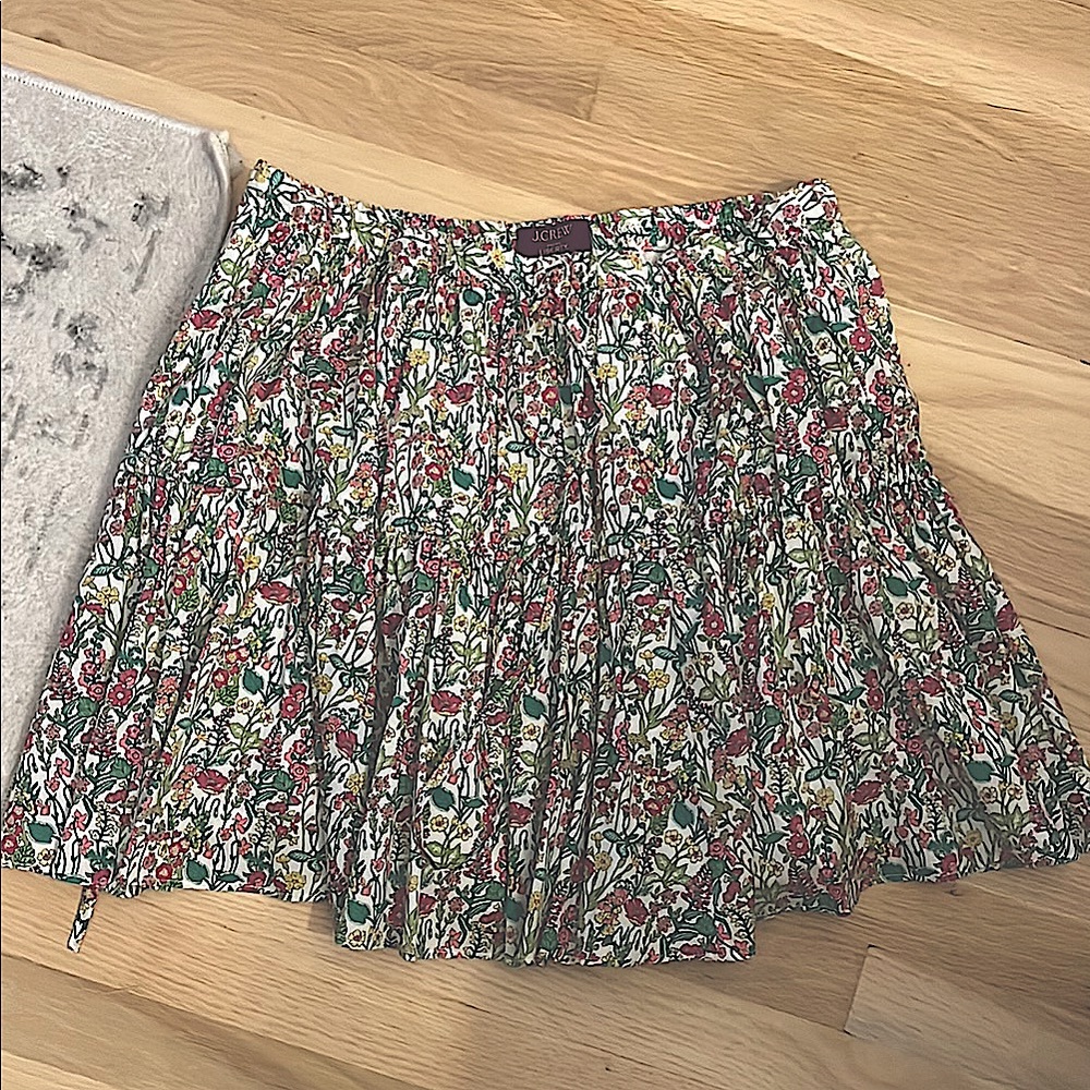 NWT Jcrew Liberty Collection Floral Skirt